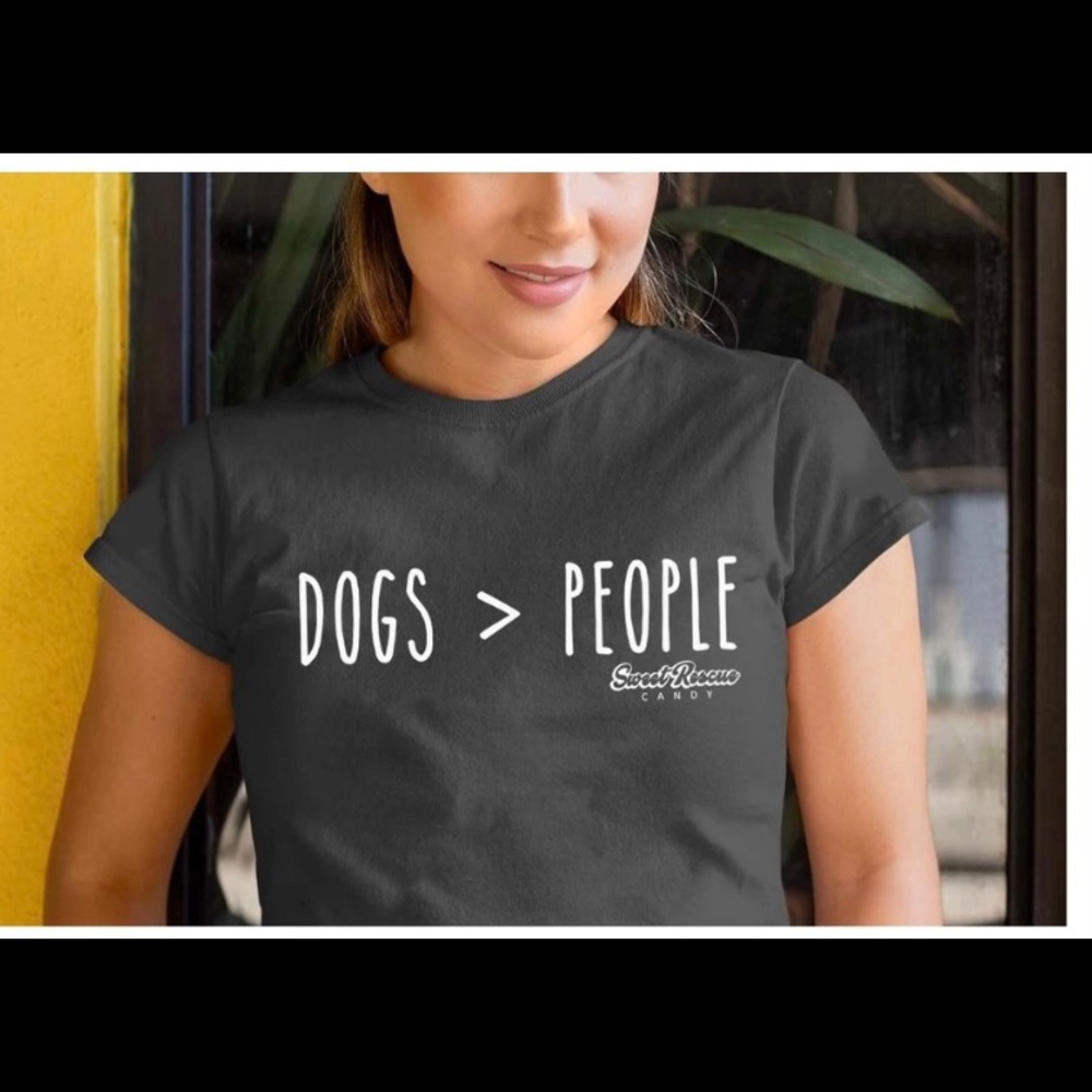 Dogs>People Tee - Picture 1 of 1
